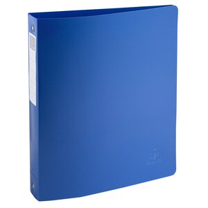 Classeur 4 Anneaux 30mm Polypropylène Recyclé Beeblue - A4 Maxi - Bleu Marine - Exacompta