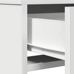 vidaXL Coiffeuse avec tiroir Blanc 50 x 41 x 140 cm Bois d'ingénierie