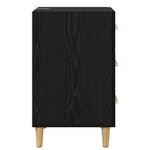 vidaXL Cabinet de chevet Chêne noir 40 x 40 x 66 cm Bois d'ingénierie