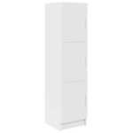 vidaXL Bureau 2 Pièces Blanc