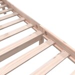 vidaXL Cadre de lit sans matelas bois de pin massif