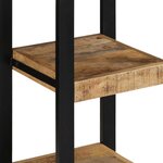 vidaXL Étagère murale 35x35x100 cm bois de manguier brut massif