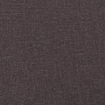 vidaXL Cadre de lit Marron foncé 120x200 cm Tissu