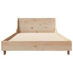 vidaXL Cadre de lit sans matelas 90x190 cm bois de pin massif