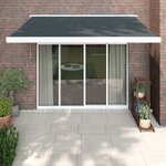 vidaXL Auvent rétractable anthracite 3x2 5 m tissu et aluminium