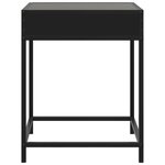 vidaXL Table basse avec LED Infinity noir 40x40x51 cm