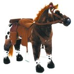 Happy People 58937 - Cheval Cow-Boy debout Avec son - Capacité de charge d'env. 100 kg