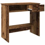 vidaXL Bureau style vieux bois 80x40x75 cm bois d'ingénierie