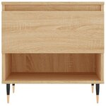 vidaXL Table basse chêne sonoma 50x46x50 cm bois d'ingénierie