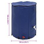 vidaXL Réservoir d'eau avec robinet pliable 750 L PVC