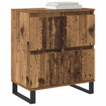 vidaXL Buffet 3 Pièces Bois ancien 60 x 35 x 70 cm