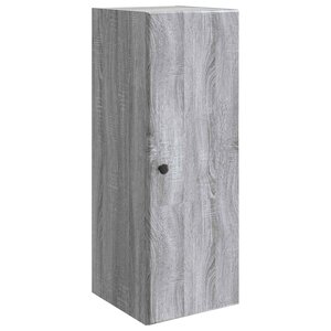 vidaXL Armoire Murale 33 x 34 5 x 90 cm Bois d'ingénierie Sonoma gris