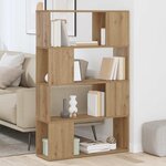 vidaXL Centre de divertissement Marron 80 x 24 x 124 cm