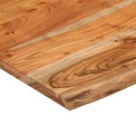 vidaXL Dessus de table 80x80x3 8 cm carré bois massif d'acacia