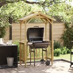 vidaXL Abri BBQ 133 5x63x200 cm en pin traité