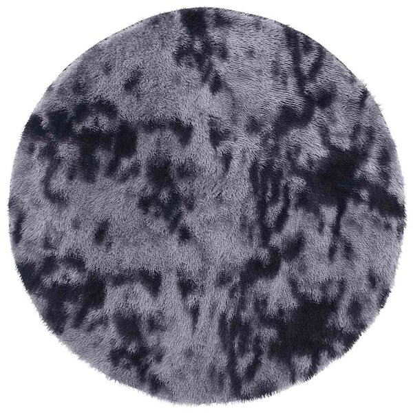 vidaXL Tapis Shaggy à poils longs NAVARRA gris foncé 200x200 cm