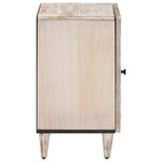 vidaXL Armoire de salle de bain avec stockage Blanc 38 x 33 5 x 58 cm