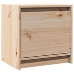 vidaXL Table de chevet 40x30 5x40 cm bois de pin massif
