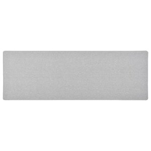 vidaXL Tapis de couloir Gris clair 50x150 cm