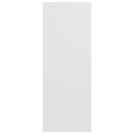 vidaXL Table console blanc 105x30x80 cm bois d'ingénierie
