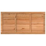 vidaXL Dessus de table marron clair bois chêne massif rectangulaire