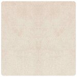 vidaXL Tapis Crème 200 x 200 cm Polypropylène