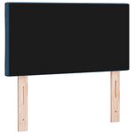 vidaXL Tête de lit avec des lumières à LED Réglable Bleu 180 cm tissu