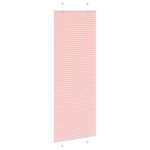 vidaXL Store plissé rose 75x200 cm largeur du tissu 74 4 cm polyester