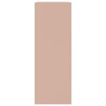 vidaXL Buffet rose 67x39x107 cm acier