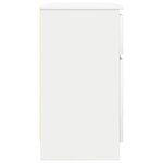 vidaXL Buffet avec tiroir blanc 71x35x65 cm bois d'ingénierie