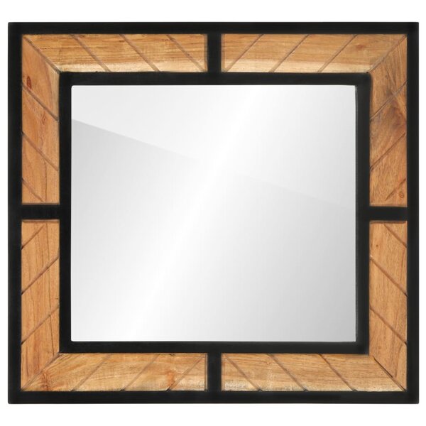 vidaXL Miroir de salle de bain 60x1x55 cm bois massif d'acacia