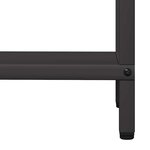 vidaXL Portant de bois chauffage noir 40x25x120 cm