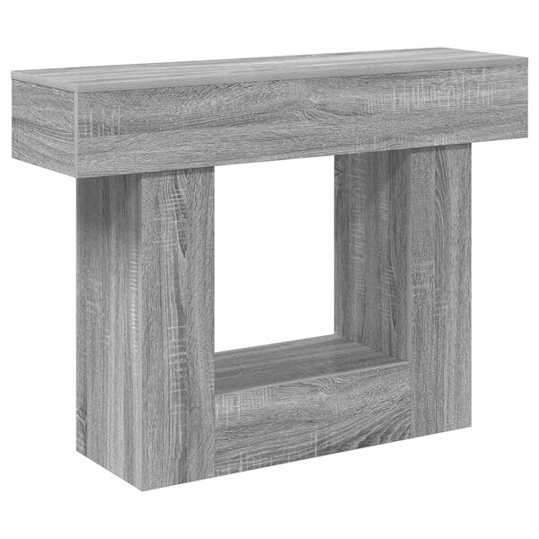 vidaXL Gris Sonoma 101 x 30 x 74 cm