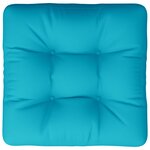 vidaXL Coussin de palette turquoise 58x58x10 cm tissu oxford