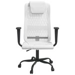 vidaXL Chaise de bureau réglable en hauteur blanc
