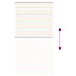 vidaXL Store zèbre beige marbré largeur du tissu 70 9 cm polyester