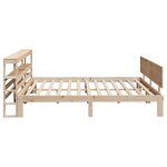 vidaXL Cadre de lit avec tête de lit 200x200 cm Bois de pin massif