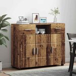 vidaXL Buffet Bois ancien 88 5 x 30 5 x 73 cm Bois d'ingénierie