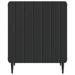 vidaXL Cabinet de chevet 2 Pièces Noir 43 x 34 5 x 52 cm