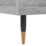 vidaXL Cadre de lit Sonoma gris 80 x 200 cm Bois d'ingénierie