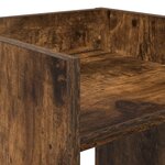 vidaXL Support de Plante Chêne fumé 30 x 30 x 40 cm Bois d'ingénierie