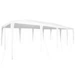vidaXL Tente de fête Blanc 800 x 400 x 266 cm Polyester  Acier