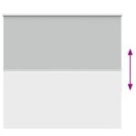 vidaXL Store enrouleur occultant largeur du tissu 156 6 cm polyester