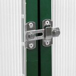 vidaXL Serre avec cadre de base vert 445x169x195 cm aluminium