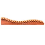 vidaXL Chaise longue cire marron 205x60x31 5 cm bois massif de pin