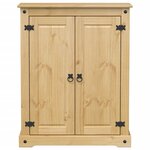 vidaXL Armoire à chaussures Corona 86x38 5x108 cm bois de pin massif