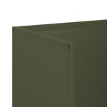 vidaXL Portant de bois chauffage vert olive 40x30x80 cm