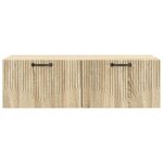 vidaXL Meuble TV mural Chêne Sonoma 98 x 41 x 30 cm Bois d'ingénierie