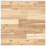 vidaXL Étagère de vasque murale acier et bois massif d'acacia