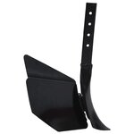 vidaXL Accessoire de charrue à timon Noir Métal